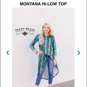 Montana Hi-Low Top by Crazy Train